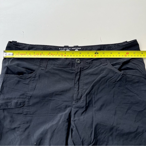 MOUNTAIN HARDWEAR outdoor baggy black nylon pants size US10 - Picture 5 of 10